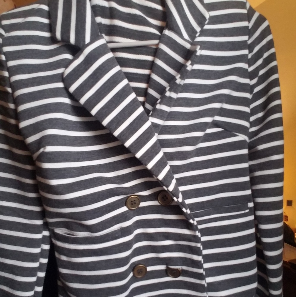Striped Blazer